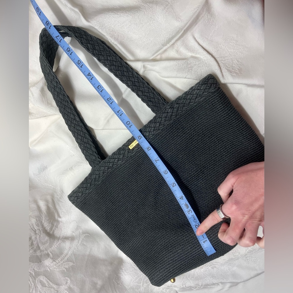 Vintage Eric Javits Blue Tote Bag - Picture 8 of 12